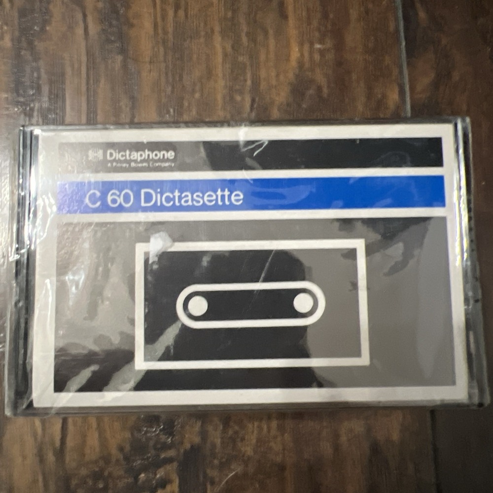 Dictaphone 5 Cassettes Pack Sealed Box C 60 Dictasette Blue USA
